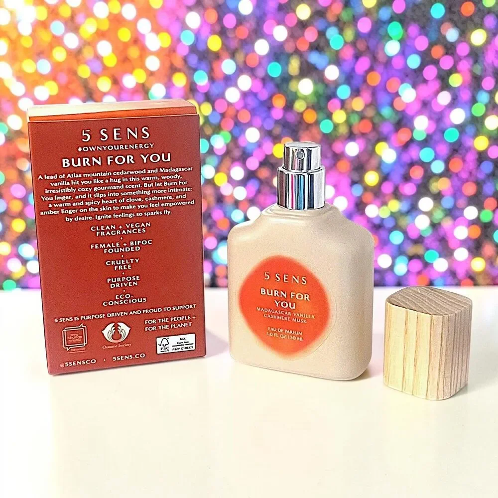 5 SENS Burn for You Fragrance 1.0 fl oz 30 ml full size New In Box RV $65